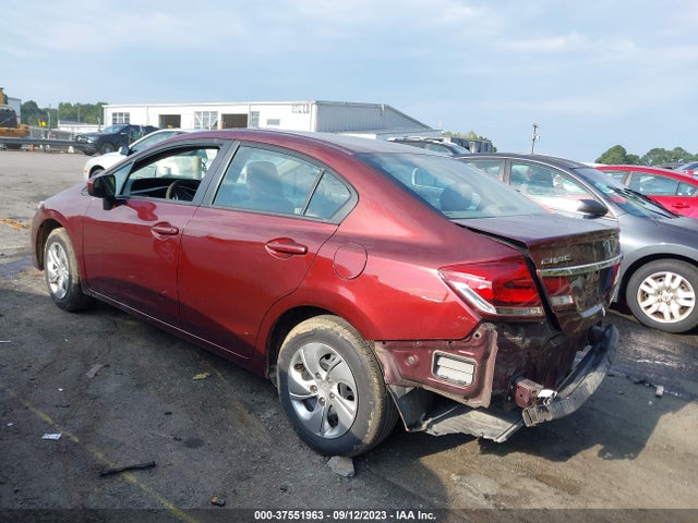 Honda Civic Sedan Lx 2014 2HGFB2F59EH553589 Image 3