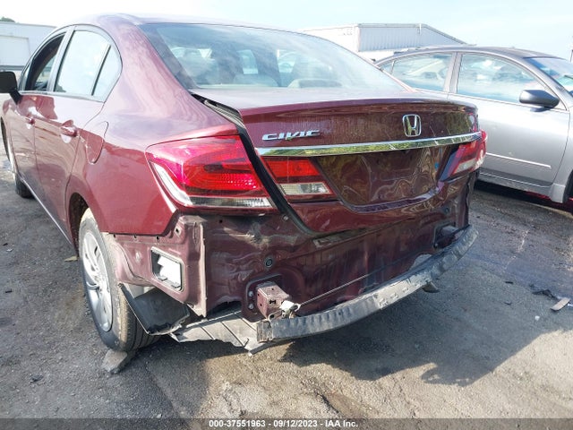 Honda Civic Sedan Lx 2014 2HGFB2F59EH553589 Image 6