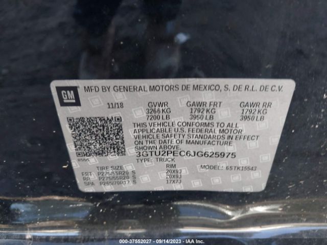 3GTU2PEC6JG625975 GMC Sierra 1500 Denali