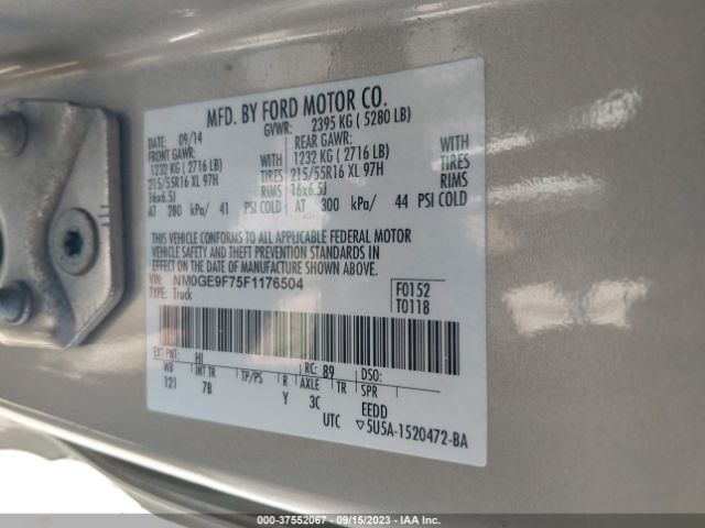 NM0GE9F75F1176504 Ford Transit Connect Xlt
