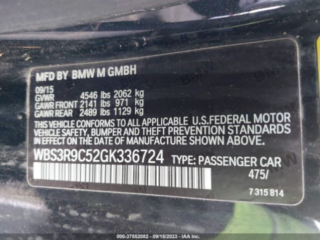 WBS3R9C52GK336724 BMW M4