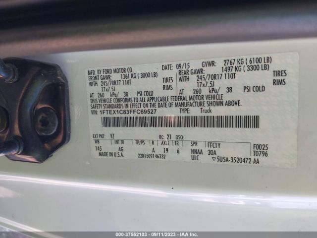 1FTEX1C83FFC69527 Ford F-150 Xlt