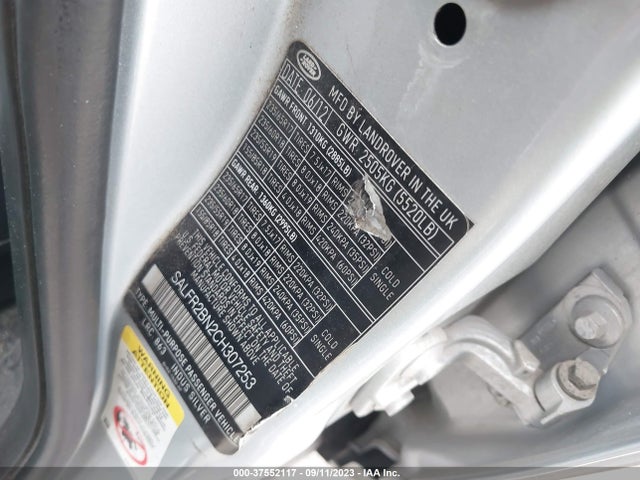 Aukcja sprzedaży 2012 Land Rover Lr2 Hse, vin: SALFR2BN2CH307253, numer aukcji: 37552117