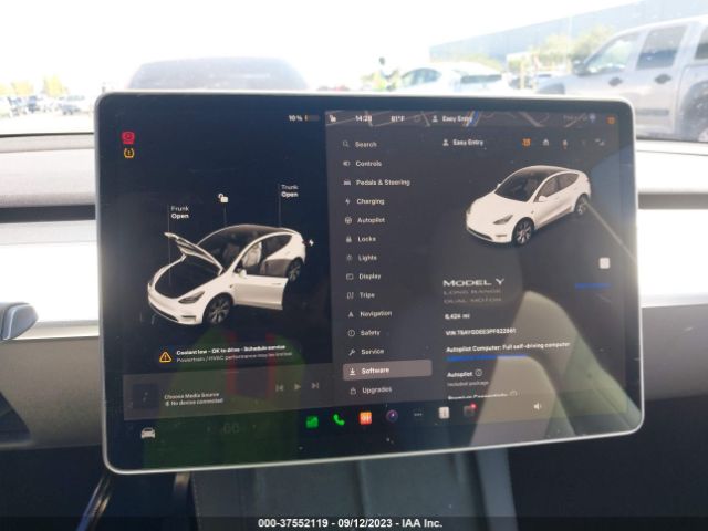 7SAYGDEE3PF622861 Tesla Model Y Awd/long Range Dual Motor All-wheel Drive
