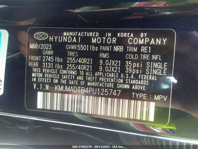 Genesis Gv70 2.5t 2023 KMUMADTB4PU125747 Image 9