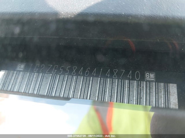 2006 PONTIAC G6 6-CYL VIN: 1G2ZG558464148740