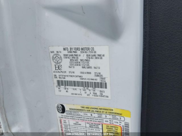 1FTFW1ET5EFC97983 Ford F-150 Xl/xlt/fx4/lariat