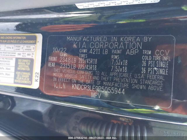 KNDCR3LE9P5055944 KIA Niro Ex Touring