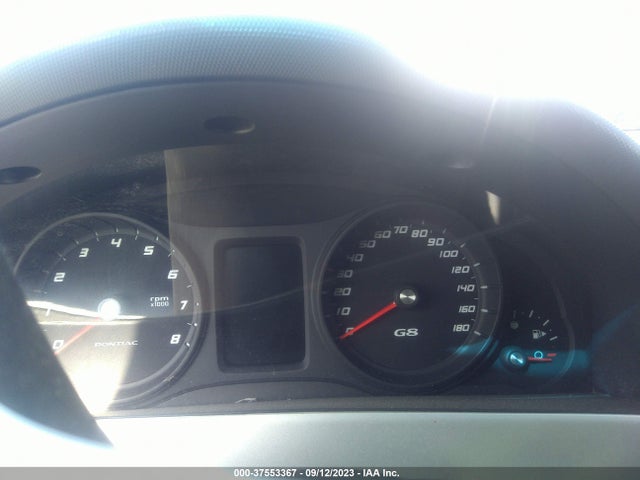 2009 PONTIAC G8 VIN: 6G2ER57799L196924