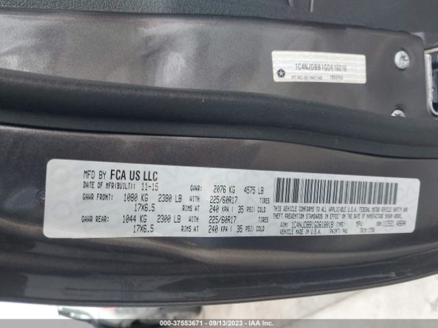 1C4NJDBB1GD618018 Jeep Compass Sport