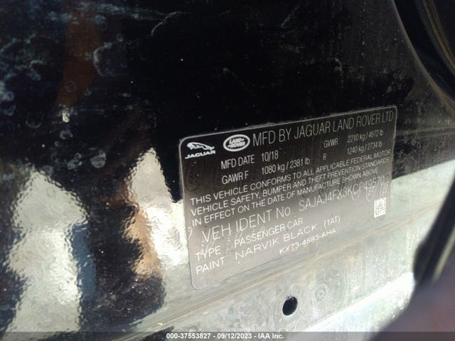 2019 JAGUAR XE SAJAJ4FX3KCP49570 Photo 8