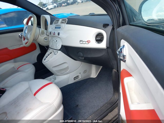 2013 FIAT 500E BATTERY ELECTRIC VIN: 3C3CFFGE3DT744480