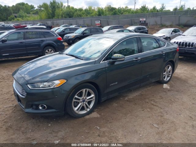 3FA6P0RU8FR305370 Ford Fusion Titanium Hybrid