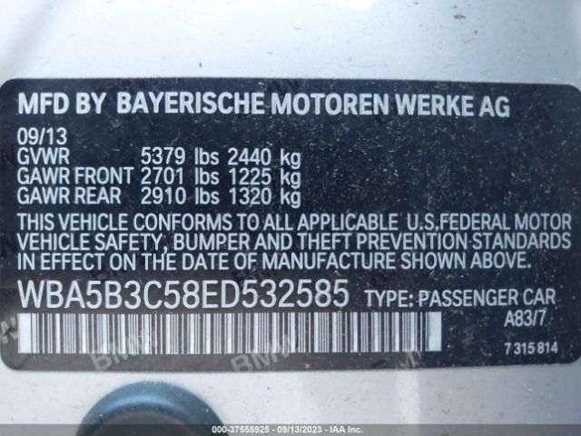 WBA5B3C58ED532585 BMW 5 Series 535i Xdrive