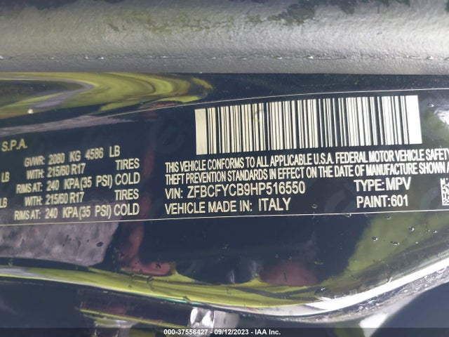 2017 FIAT 500X ZFBCFYCB9HP516550 Photo 8