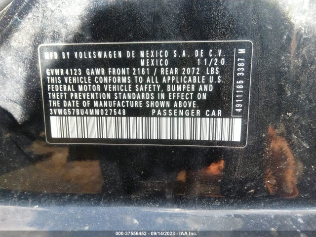 Volkswagen Jetta Sel Premium 2021 3VWG57BU4MM027548 Image 9