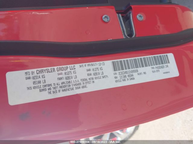 2C3CDXBG1EH205838 Dodge Charger Se
