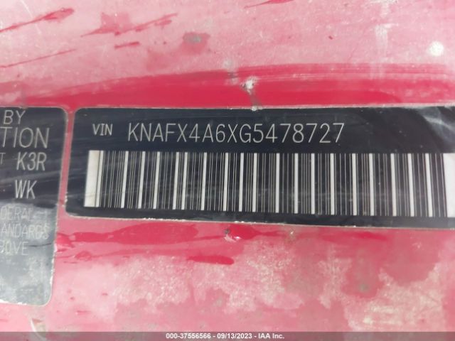 KNAFX4A6XG5478727 KIA FORTE LX