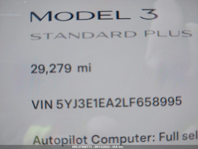 2020 Tesla 3, VIN: 5YJ3E1EA2LF658995