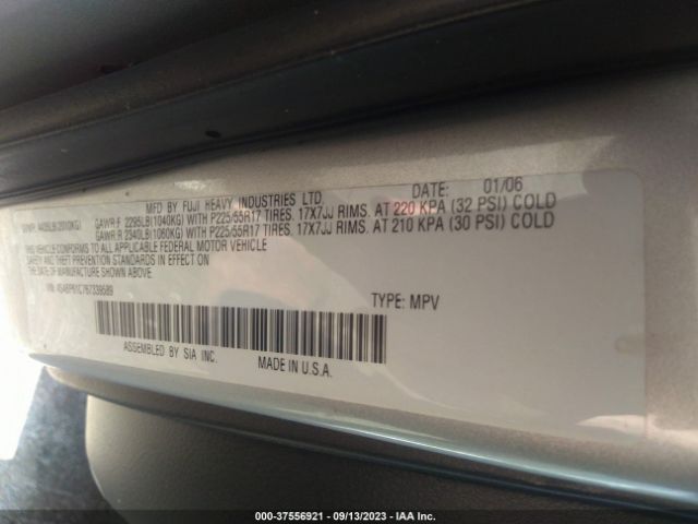 2006 SUBARU LEGACY WAGON 4S4BP61C767339589 Photo 8
