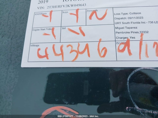 Toyota RAV4 LE 2019 2T3H1RFV2KW049643 Image 7