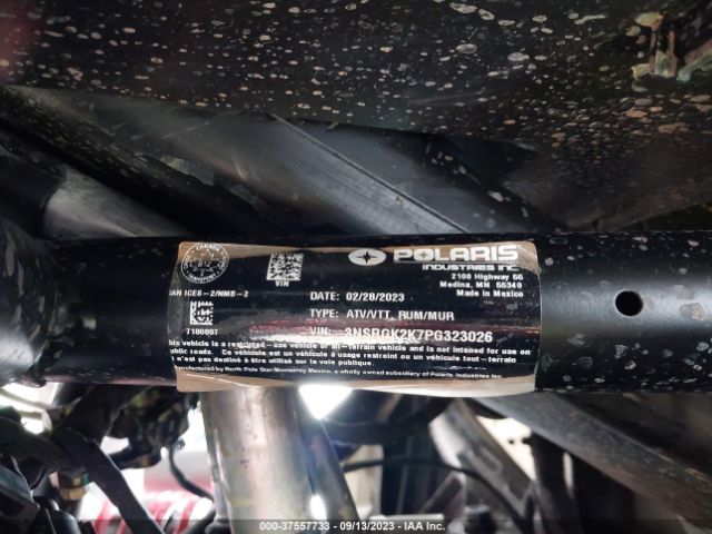 2023 POLARIS RZR 3NSRGK2K7PG323026 Photo 9