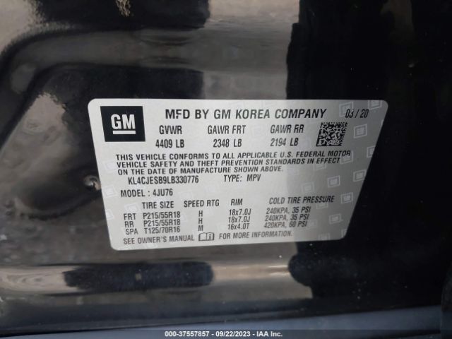 2020 BUICK ENCORE KL4CJESB9LB330776 Photo 8