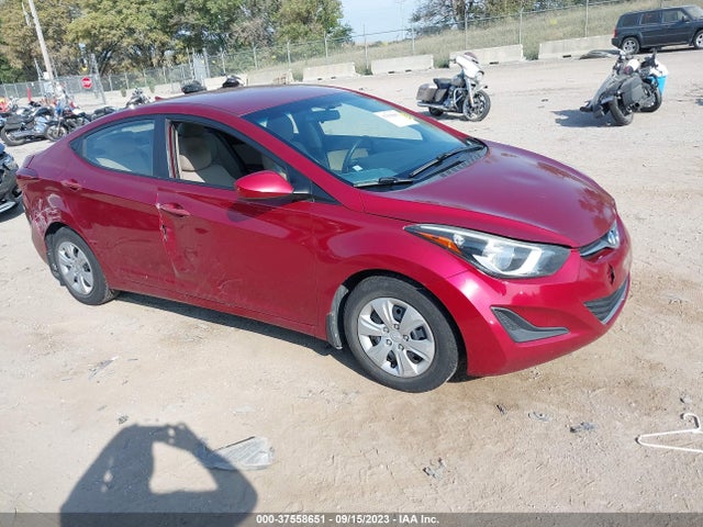 2016 HYUNDAI ELANTRA SE VIN: 5NPDH4AE9GH791380