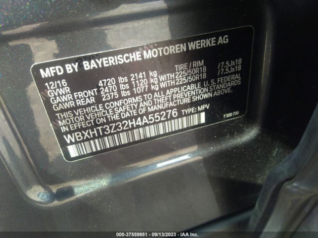 WBXHT3Z32H4A55276 BMW X1 Xdrive28i