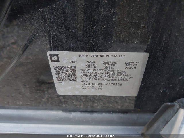 Chevrolet Bolt Ev Premier 2017 1G1FX6S08H4179228 Image 9