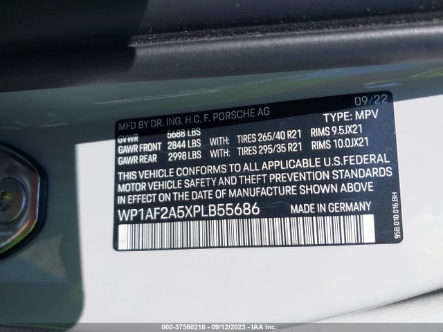 2023 PORSCHE MACAN WP1AF2A5XPLB55686 Photo 8