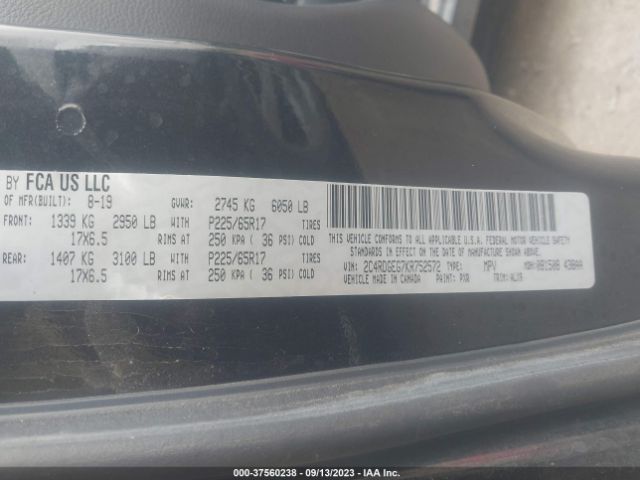 2C4RDGEG7KR752572 Dodge Grand Caravan Gt