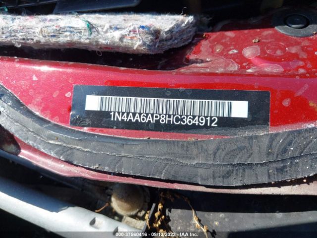 1N4AA6AP8HC364912 Nissan MAXIMA SL