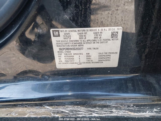 Chevrolet Silverado 1500 Lt 2014 3GCPCREHXEG253077 Image 7