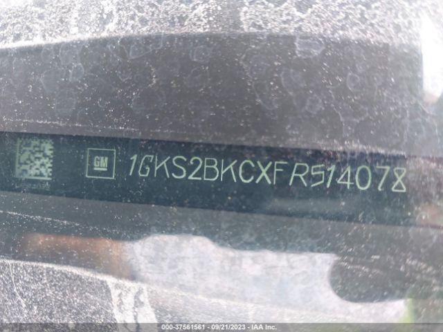 1GKS2BKCXFR514078 GMC YUKON SLT