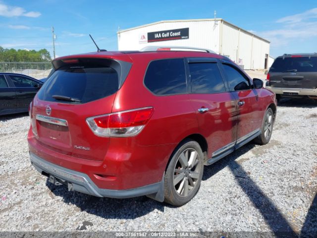 5N1AR2MN7EC635777 Nissan Pathfinder Platinum