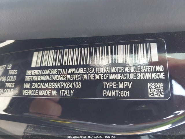 ZACNJABB9KPK64108 Jeep Renegade Altitude