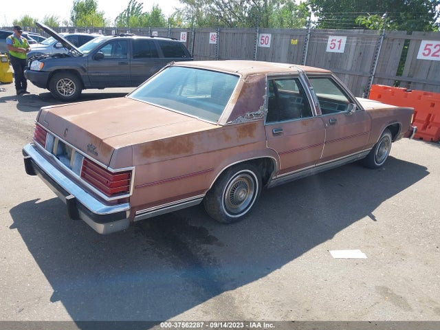 1982 MERCURY GRAND MARQUIS VIN: 1MEBP85F9CZ634616
