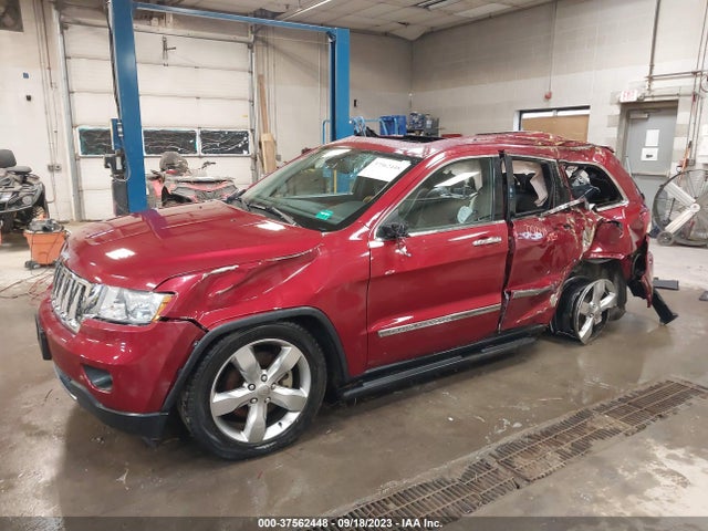 2012 JEEP GRAND CHEROKEE OVERLAND VIN: 1C4RJFCT4CC171379