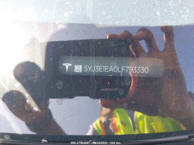 5YJ3E1EA0LF793330 Tesla Model 3 Standard Range