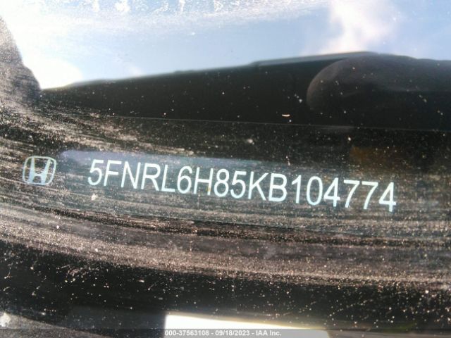 5FNRL6H85KB104774 Honda Odyssey Touring