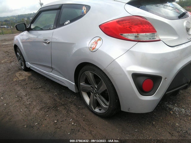 2013 HYUNDAI VELOSTER TURBO W/BLACK INT VIN: KMHTC6AE9DU166609