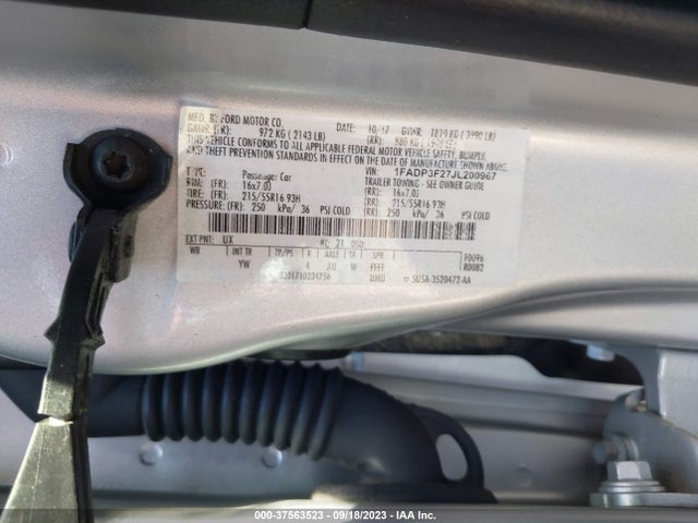 Ford FOCUS SE 2018 1FADP3F27JL200967 Image 15