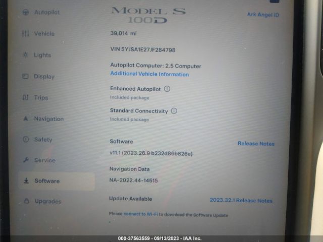 2018 TESLA MODEL S 5YJSA1E27JF284798 Photo 6