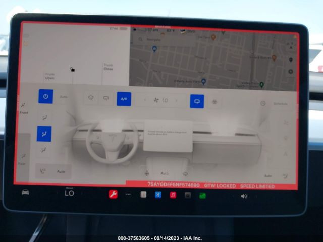 7SAYGDEF5NF574690 Tesla Model Y Performance