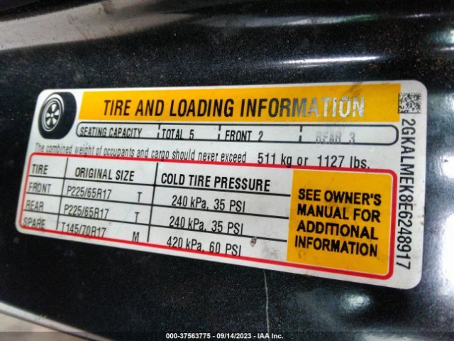 2GKALMEK8E6248917 GMC Terrain Sle