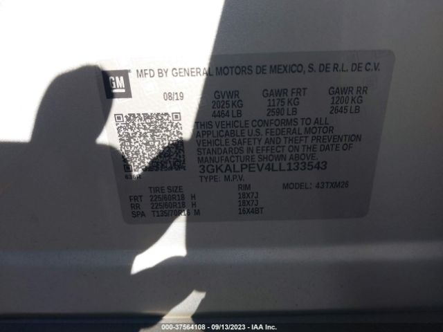 3GKALPEV4LL133543 GMC Terrain Slt