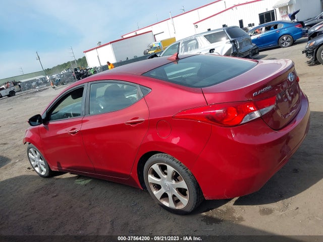 2012 HYUNDAI ELANTRA LIMITED PZEV VIN: KMHDH4AE0CU313408