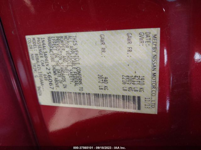 1N4AL3AP4EN256067 Nissan Altima 2.5 S
