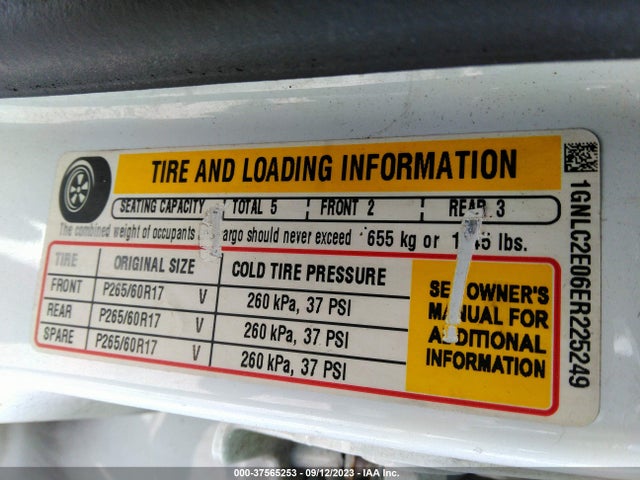 Chevrolet Tahoe Commercial Fleet 2014 1GNLC2E06ER225249 Image 9